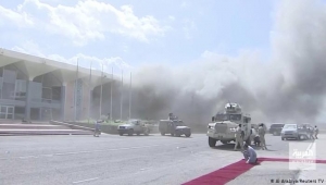 الرئيس هادي يوجه بتشكيل لجنة تحقيق في هجوم مطار عدن