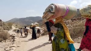  نزوح 635 أسرة يمنية خلال أسبوع جراء تصاعد القتال