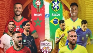 عقب تألقه بالمونديال.. منتخب المغرب يواجه نظيره البرازيلي الأول عالميا