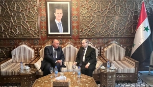 أول زيارة منذ 2011.. وزير خارجية مصر في دمشق