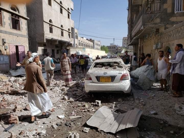ردود أفعال يمنية غاضبة إزاء قصف التحالف منازل المدنيين
