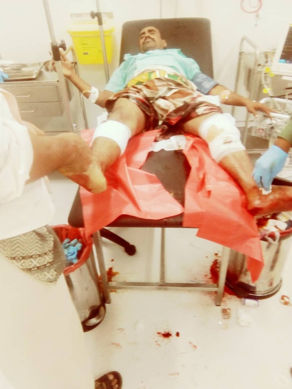 إصابة قائد الحزام الأمني في سقطرى ونقله للمستشفى