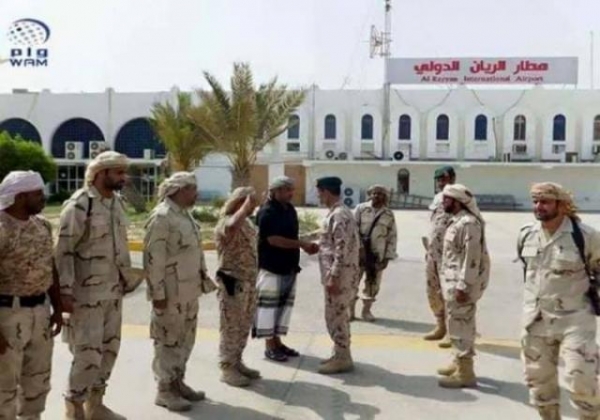 إنفجار عبوة ناسفة في مطار الريان وسقوط قتلى من القوات الموالية  لأبو ظبي