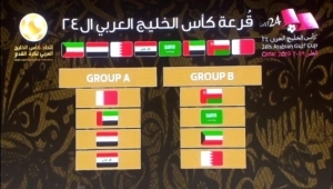 الإعلان عن قرعة خليجي 24 ومنتخب اليمن في أقوى مجموعة