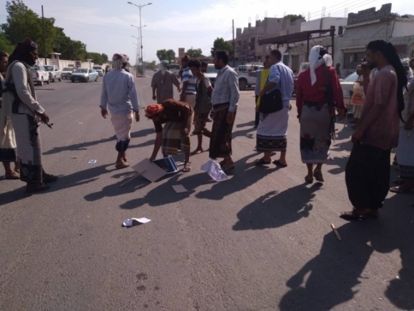 ميليشيات تابعة للإمارات تعتدي على تظاهرة في زنجبار جنوب اليمن