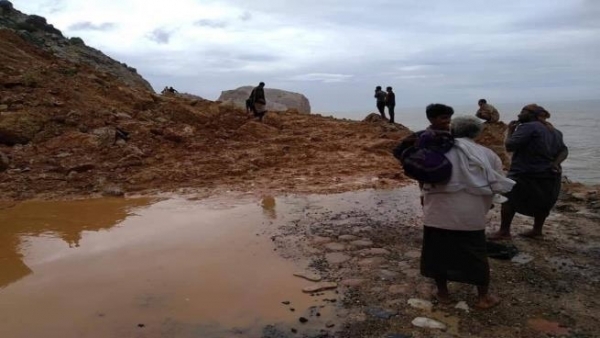 جمعان : أضرار كبيرة خلفتها العاصفة المدارية "بافان" في سقطرى