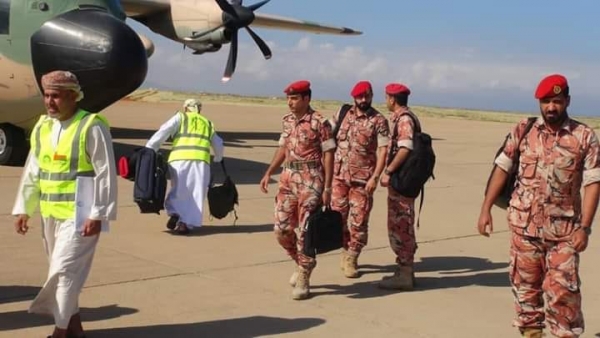 سلطنة عمان ترسل طائرة إغاثة ثانية إلى سقطرى ضمن الجسر الجوي