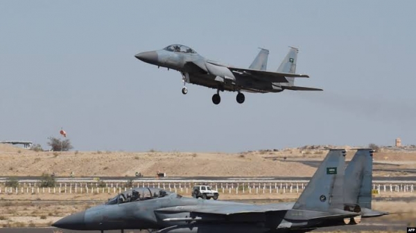 التحالف العربي يقر بسقوط إحدى مقاتلاته الجوية في الجوف