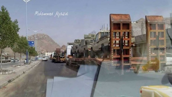 قوات عسكرية سعودية تغادر عدن في طريقها إلى شبوة