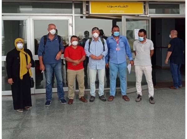 فريق طبي يصل عدن لإنشاء وحدة طبية متكاملة لمواجهة فيروس كورونا