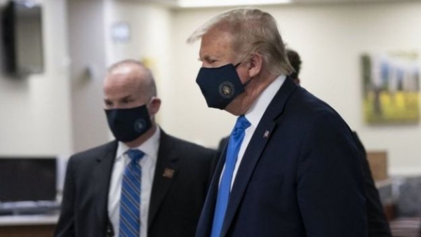 دونالد ترامب يتعهد بألا يفرض على الأمريكيين ارتداء الكمامات لاحتواء انتشار فيروس كورونا.