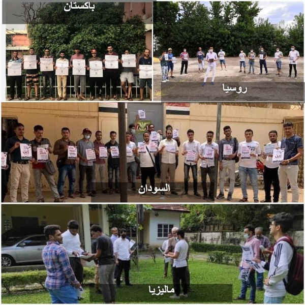 الطلاب اليمنيون المبتعثون يطالبون بسرعة صرف مستحقاتهم ويؤكدون ان ظروفهم بالغة السوء.. نص البيان