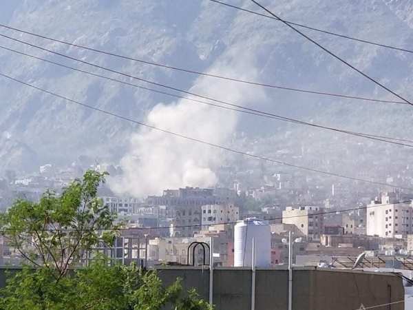 تعز: مقتل وإصابة 5 مدنيين بقصف حوثي استهدف أحياء المدينة