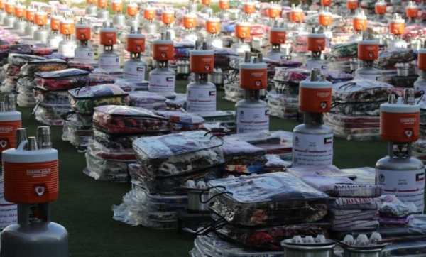 تدشين توزيع أكثر من 1700 حقيبة إيوائية مقدمة من الجمعية الكويتية للإغاثة