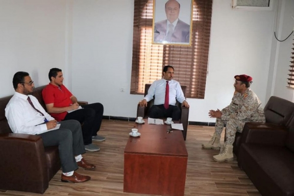الوزير البكري يبدي استعداد وزارته دعم أنشطة دائرة الرياضة العسكرية فنيًا