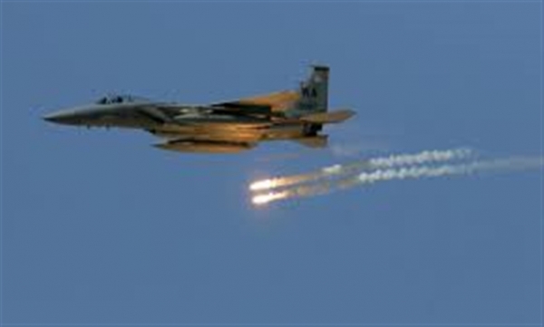 طيران التحالف يشن 18 غارة على مواقع للحوثيين في مأرب
