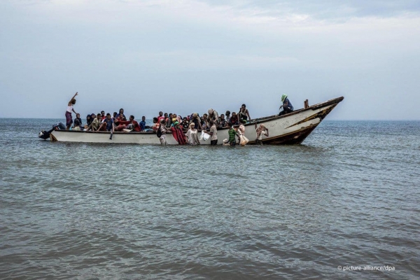 غرق 34 مهاجراً أفريقياً أثناء عودتهم  من اليمن