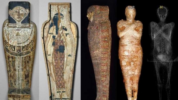 الأولى من نوعها في العالم.. اكتشاف مومياء مصرية حامل   