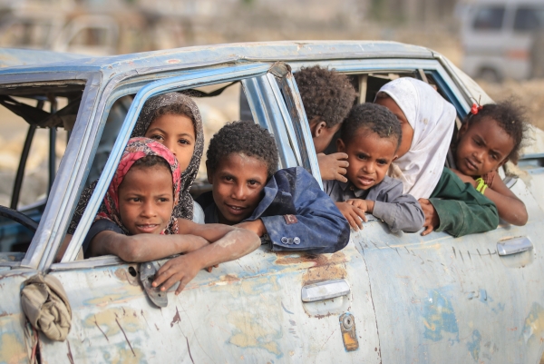 مفوضية شؤون اللاجئين: 53٪ من النازحين في اليمن أطفال