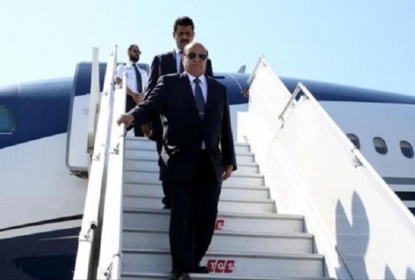 وصول الرئيس هادي إلى الرياض بعد رحلة علاجية دامت نحو شهر