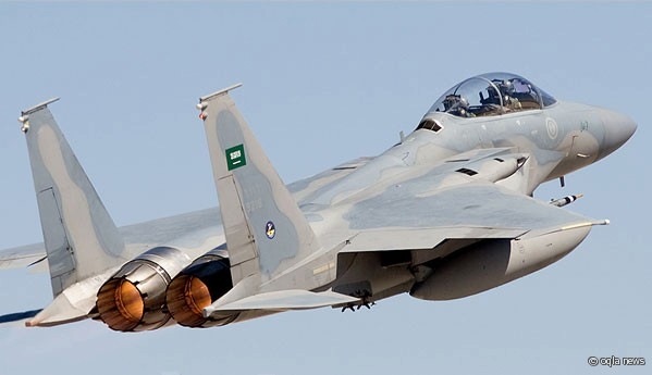 جماعة الحوثي تعلن اعتراض طائرة حربية سعودية F15 في أجواء مأرب