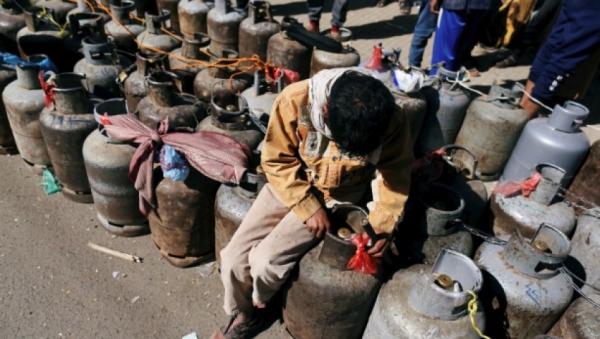 الحكومة: مناطق سيطرة الحوثي استحوذت على 55 بالمئة من إنتاج الغاز المنزلي للعام الماضي