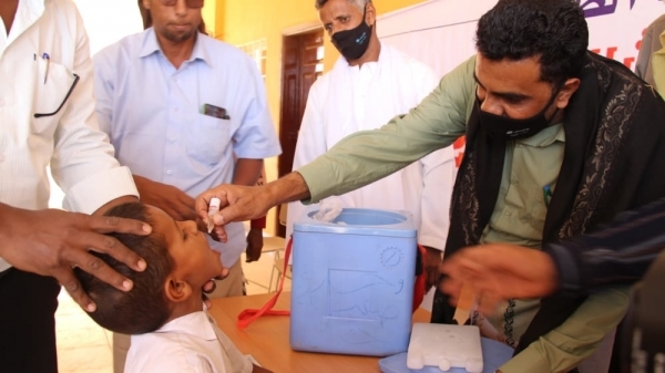 وزارة الصحة: استمرار حملة التحصين ضد شلل الأطفال في سقطرى