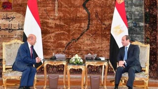 الرئيس المصري يؤكد دعمه لـ"وحدة اليمن" والزبيدي يلتزم الصمت