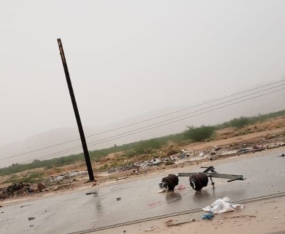 تضرر خطوط الكهرباء جراء الرياح الشديدة والأمطار في مديريات وداي حضرموت