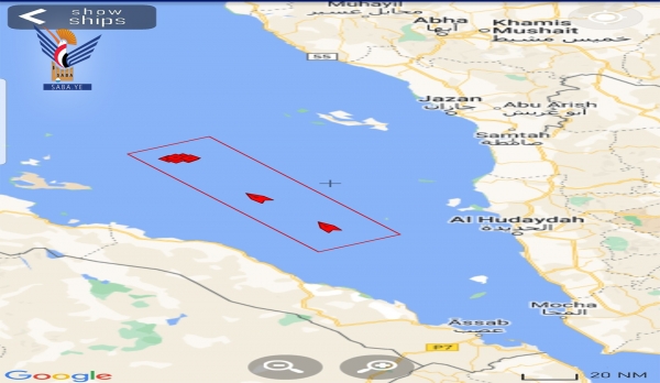 الحوثيون يتهمون التحالف باحتجاز أربع سفن مشتقات نفطية