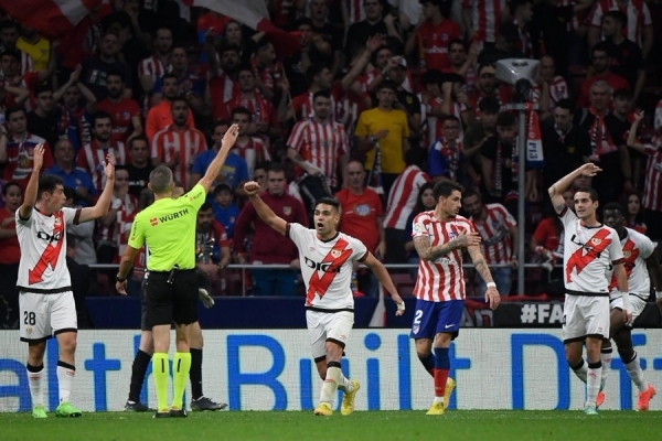 الدوري الإسباني.. أتلتيكو مدريد ينقاد للتعادل أمام رايو فاليكانو