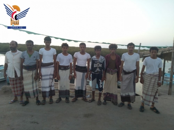 جماعة الحوثي تعلن عودة 9 صيادين كانوا محتجزين لدى التحالف