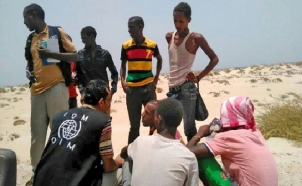 الهجرة الدولية: وصول 67 ألف مهاجر إفريقي إلى اليمن في العام الجاري