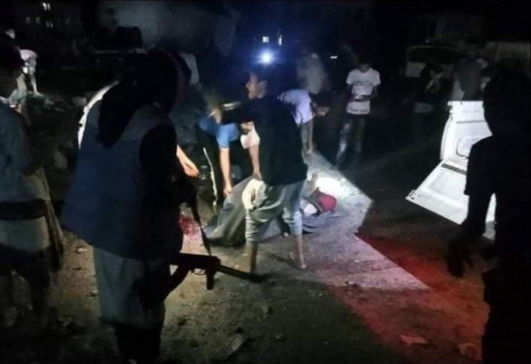 مقتل شخصين وإصابة خمسة آخرين بانفجار محطة غاز في أبين