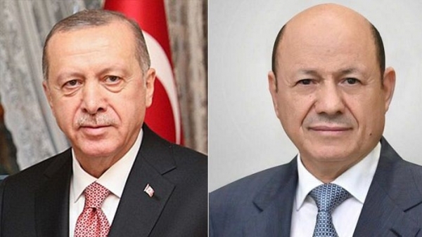الرئيس العليمي يهنئ أردوغان بفوزه في الانتخابات الرئاسية التركية