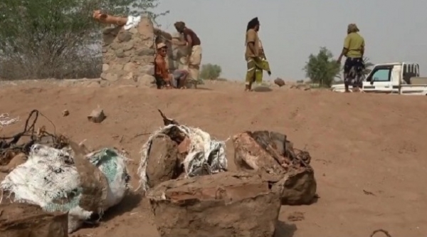 مرصد حقوقي يتهم الحوثيين بتفخيخ بئر مياه في "حيس"