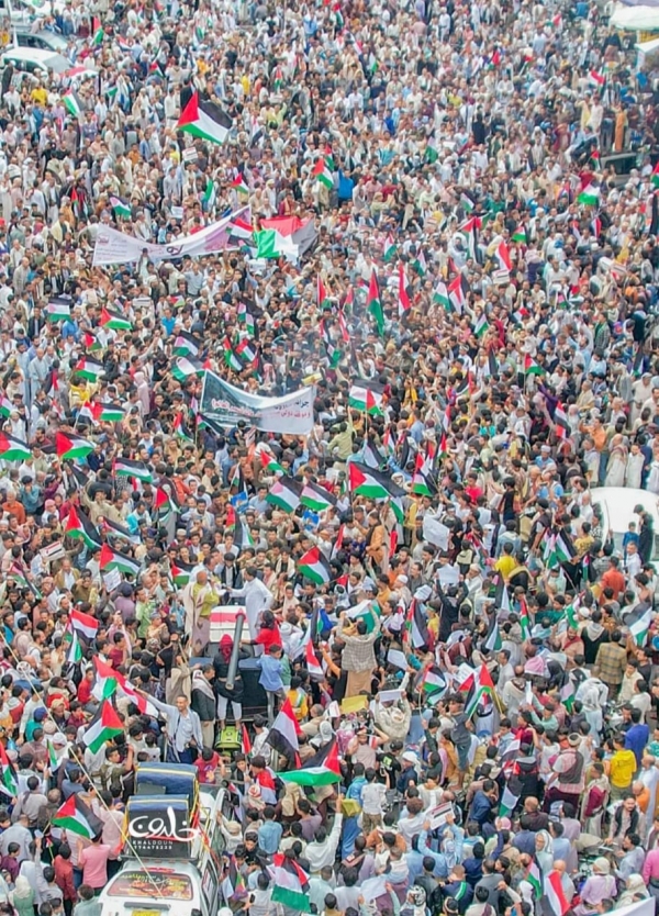 تظاهرات حاشدة في مدن عربية تنديدا بالقصف الإسرائيلي على غزة