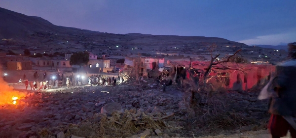 عشرات القتلى والجرحى في جراء انفجار مخزن بارود في محافظة عمران