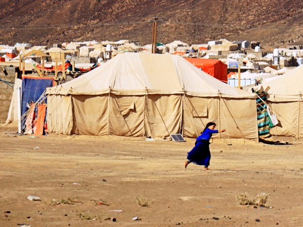 منظمة الهجرة نزوح 32 أسرة باليمن خلال الأسبوع الماضي