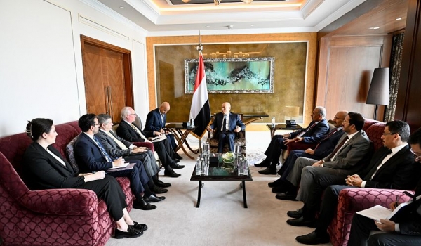 المجلس الرئاسي يبحث مع غروندبرغ وليندركينج استئناف عملية سياسية شاملة في اليمن