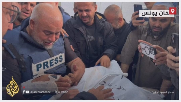 استشهاد حمزة نجل مراسل الجزيرة وائل الدحدوح بقصف إسرائيلي