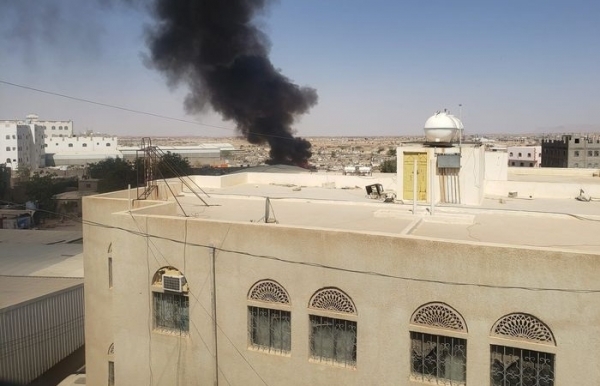 اندلاع حريق في مخيم للنازحين بمركز محافظة شبوة