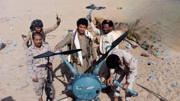 القوات الحكومية تعلن إسقاط طائرتين مسيّرتين للحوثيين في مأرب والجوف