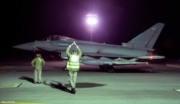 جماعة الحوثي تعلن عن هجوم جديد للطيران الأمريكي البريطاني في الحديدة