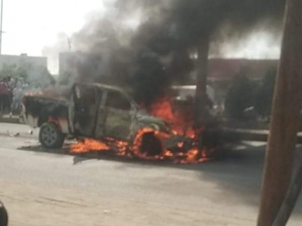 مقتل شخص بانفجار عبوة ناسفة زرعت داخل سيارة في عدن