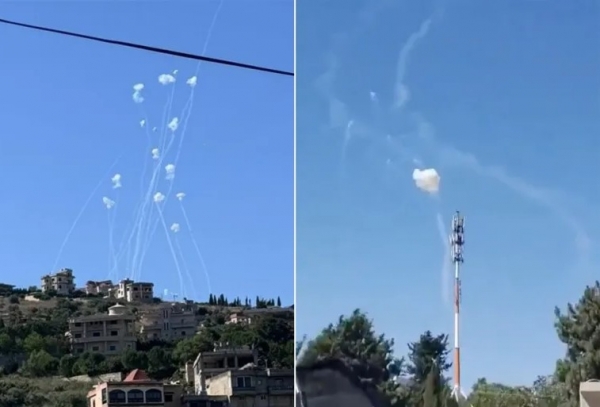 حزب الله يمطر إسرائيل بـ150 صاروخا ردا على اغتيال أحد قادته