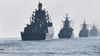 البحرية: سفن حربية روسية تدخل البحر الأحمر